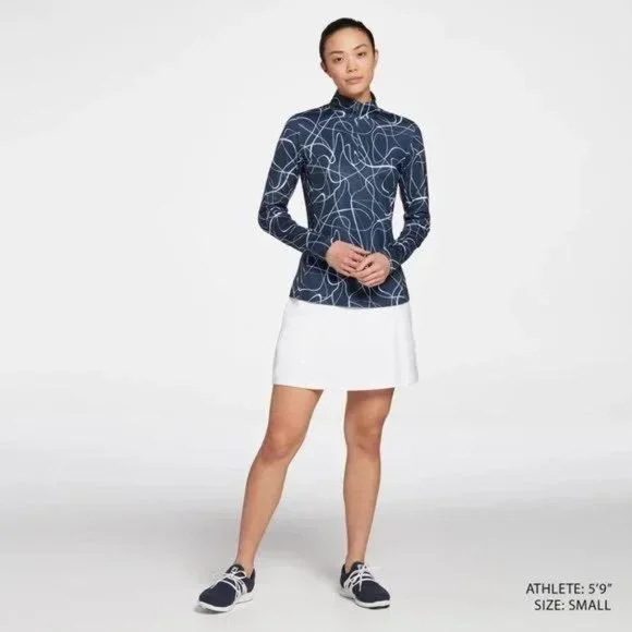 Slazenger Women's UV 1/4 Zip Long Sleeve Golf Shirt - Picture 2 of 7